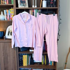 Pink LL Bean Pajama Set